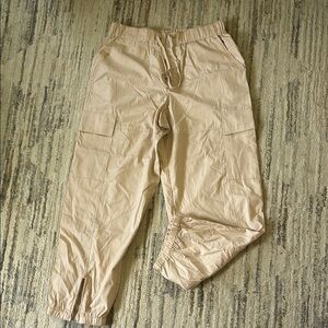 Beige Cargo Pants